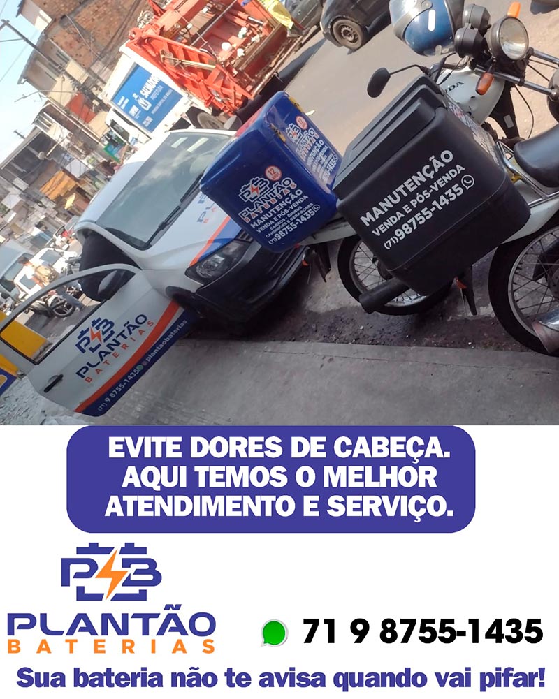 Imagem de intro de plantão baterias